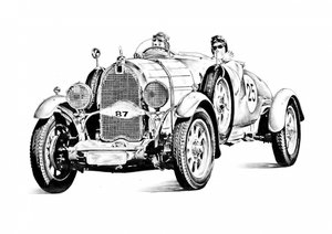 Klassische Rennfahrer