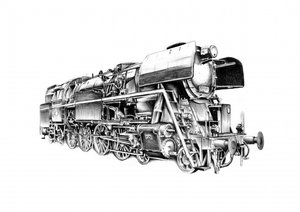 Klassische Dampflokomotive