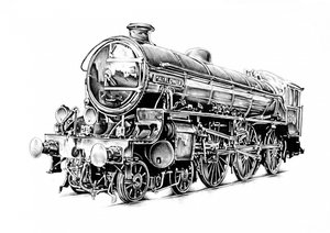 Historische Dampflokomotive