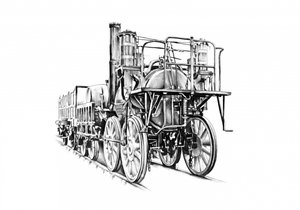 Historische Dampflokomotive