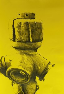 Ikonischer Gelber Hydrant