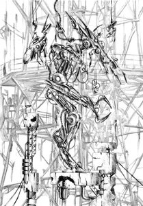 Industrielle Roboter-Montage
