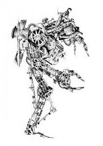 Mechanischer Zukunftsroboter