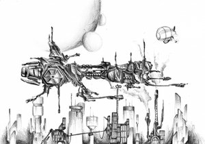 Sci-Fi-Industriemetropole