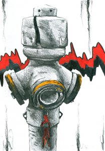 Städtischer Hydrant Energie