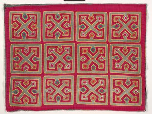 Hemdplatte (Mola), ca. 1950 von Kuna Indian Culture
