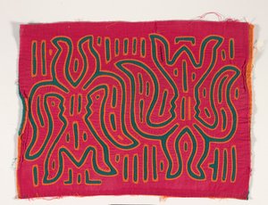 Hemdtafel (Mola), ca. 1950 von Kuna Indian Culture