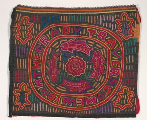 Hemdplatte (Mola) von Kuna Indian Culture