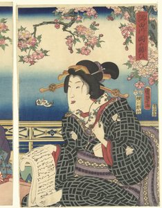 Wohlstand in den Bergen entlang des Sumida-Flusses