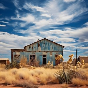 hyperrealistisches Bild eines alten Lagerhauses