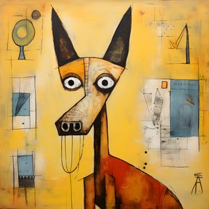 Gelber Hund 3