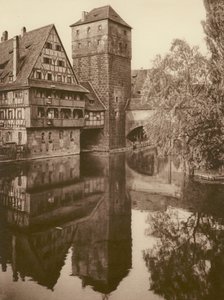 Nürnberg, Der Henkersteg (s/w Foto) von Kurt Hielscher