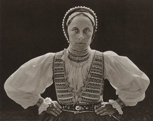 Rumänien: Ghinda, Sächsische Frau