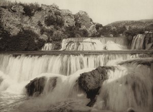 Jugoslawien: Krka-Wasserfälle von Kurt Hielscher