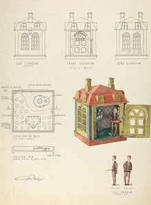 Spielzeugbank, 1935-1942 von Kurt Melzer