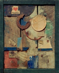 Ohne Titel (Merzbild Rossfett) von Kurt Schwitters