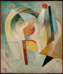 Roter Kreis von Kurt Schwitters