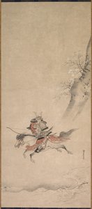 Ein Samurai zu Pferd, 17. Jahrhundert