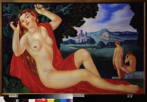 Bacchantin von Kuzma Sergeevich Petrov Vodkin