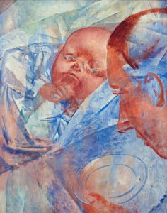 Mutter und Kind von Kuzma Sergeevich Petrov Vodkin