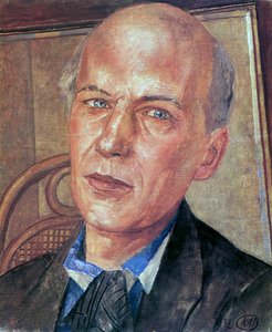 Porträt des Dichters Andrei Bely, 1880-1934, 1932