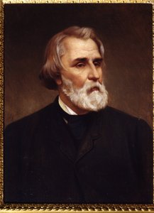 Porträt von Iwan Sergejewitsch Turgenew von Kyrill Antonovitch Gorbunov