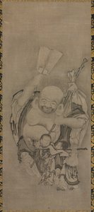 Hotei mit daoistischen Unsterblichen: Hotei, ca. 1575-1600