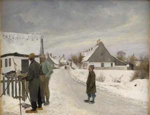 Der Maler im Dorf von Laurits Andersen Ring