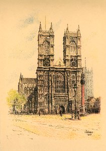 Westminster Abbey, 1924 von L. A. Hayes