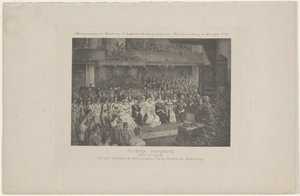 Segnung der Hochzeit von Königin Wilhelmina und Prinz Heinrich, 1901