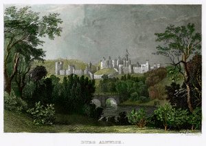 Alnwick Castle, Northumberland, 18.-19. Jahrhundert