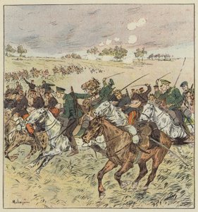 Kavalleriegefecht bei Oua-Fan-Gou von L. Malespine
