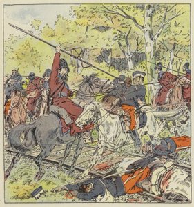 Kavalleriegefecht auf der Linie von Port-Arthur von L. Malespine