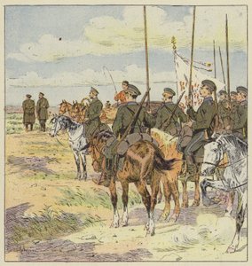 General Kouropatkine inspiziert die wichtigsten Positionen von L. Malespine