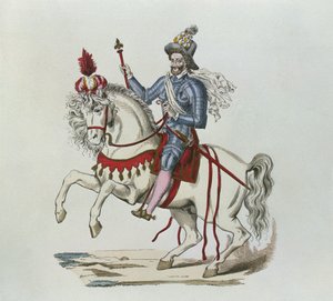 Reiterporträt von Heinrich IV. im Jahr 1596 von Lacoste jeune