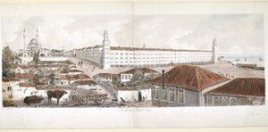 Ansicht des Barackenkrankenhauses in Scutari, 1857