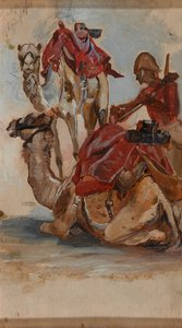 Britischer Soldat, Kamelkorps, Ägypten, 1. Sudan-Krieg, um 1885