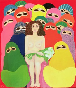 Braut von Galiläa von Laila (Contemporary Artist) Shawa