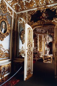 Innenraum des Schlosses Linderhof von Ludwig II.