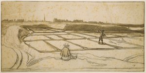 Salzabbau in Le Croisic, 1645