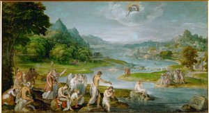 Die Taufe Christi von Lambert Sustris