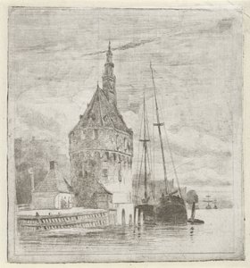 Turm am Wasser von Lambertus  Hardenberg