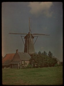 Mühle in der Ortschaft Het Klompje (oder: De Klomp), Zeist, an der Koppeldijk