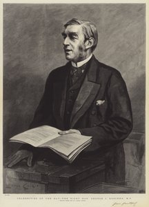 Berühmtheiten des Tages, der ehrenwerte George J. Goschen, MP