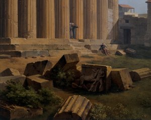 Die Akropolis, Athen von Lancelot Théodore Turpin de Crissé de Crissé