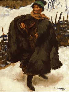 Illustration zum Roman Hadji Murad von Leo Tolstoi, 1924