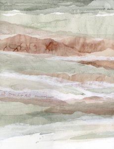 Gedämpfte Bergschichten