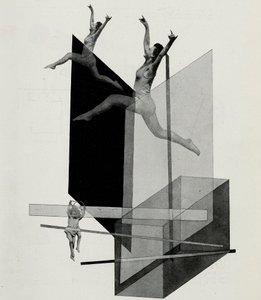 Menschliche Mechanik Varieté. Von Die Bühne im Bauhaus, 1925