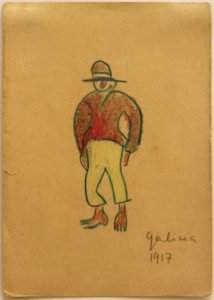 Ohne Titel (Galizier mit gelben Hosen)