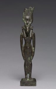 Statuette von Hathor, 664-30 v. Chr. von Late Period Egyptian